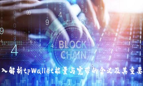 深入解析tpWallet能量与宽带的含义及其重要性