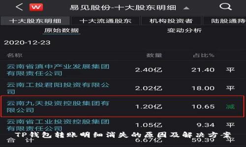 TP钱包转账明细消失的原因及解决方案